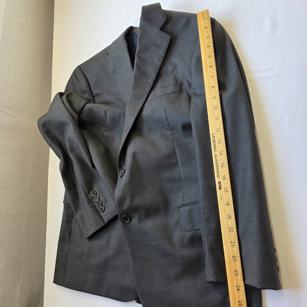 Quiet Luxury Hickey Freeman Beacon Blazer Men 42R Gray Wool USA Made Sport Coat - Picture 14 of 16